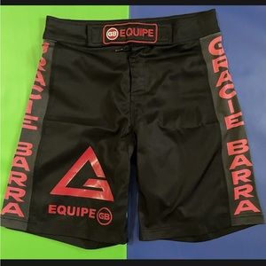Mens XXS (size 28) Gracie Barra, jiu-jitsu training shorts.